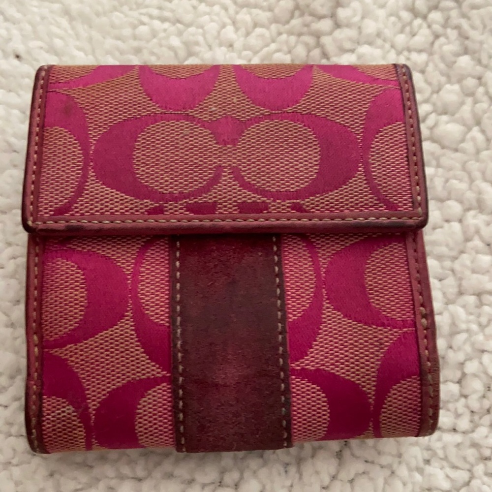 COACH change purse